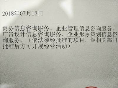 如何根據(jù)營(yíng)業(yè)范圍中的“商務(wù)信息咨詢服務(wù)”確定開票大類